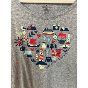 Disney Epcot World Showcase T-shirt - Norway Pavilion - Size XL